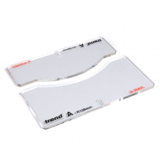 TEMP/PD/R/A Template panel door set rad 138mm