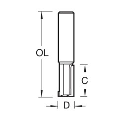 PCD/21X1/2 PCD Serviceable MDF cutter