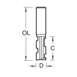 PCD/32X1/2 PCD Serviceable chipboard cutter