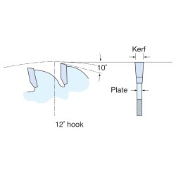 PCD/FSB/1604 Fibreboard sawblade PCD 160mm x 4T x 20mm