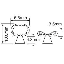 RS/B/25 Routaseal brown 25M