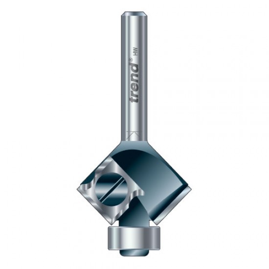 RT/331X1/4TC Rota-Tip guided round over cutter 25.4mm diameter