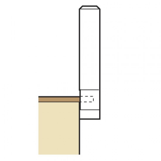 S48/42X1/4STC Economy flush and trim cutter