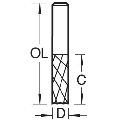 S49/01X1/4STC Carbide rasp