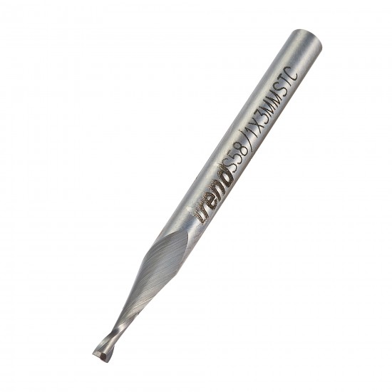 S58/1X3MMSTC Mini spiral up-cut cutter 1.5mm diameter
