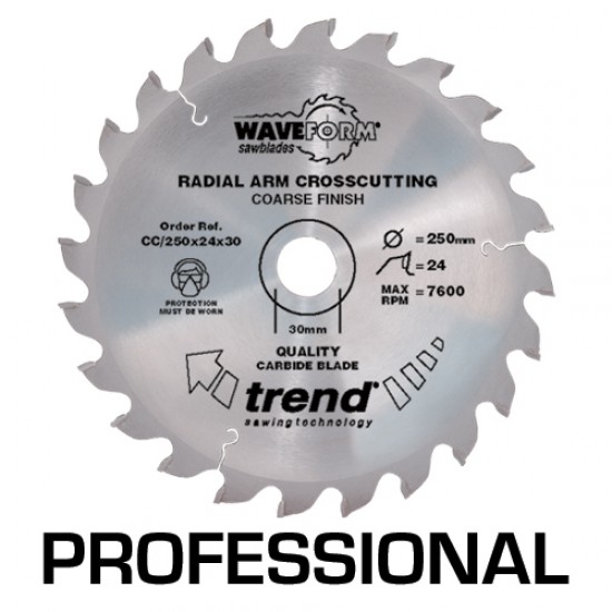 CC/260X60X30 Saw blade crosscut 260mm x 60 teeth x 30mm