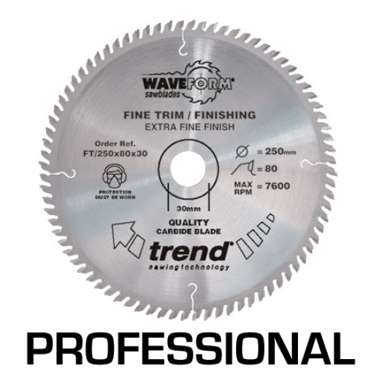 FT/350X108X30 Saw blade fine trim 350mm x 108 teeth x 30mm