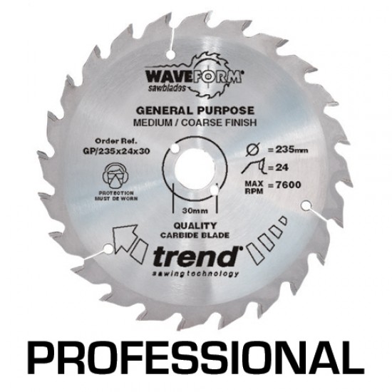 GP/184X24X20 Saw blade general purpose 184mm x 24 teeth x 20mm