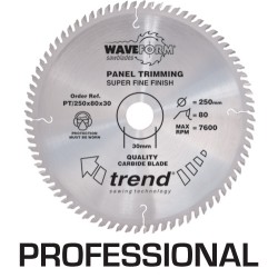 PT/160X48X20A Saw blade panel trim160mm x 48 teeth x 20mm