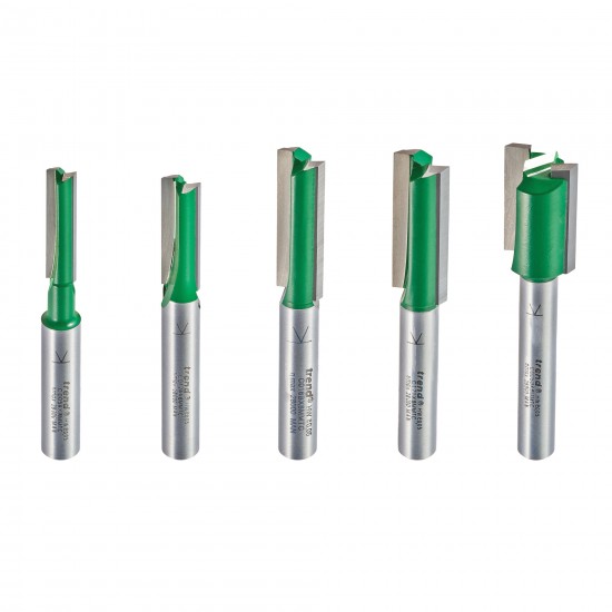 SET/MT2X8MMTC 5 piece MT/JIG cutter set metric