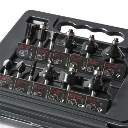 SET/SS8X1/4TC 12 piece starter cutter set