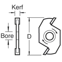 34/15TC Slotter 10mm kerf M12mm bore