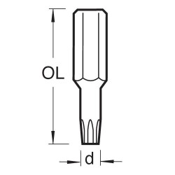 SNAP/IT15/10 Trend Snappy 25mm bit torx T15 ten pack