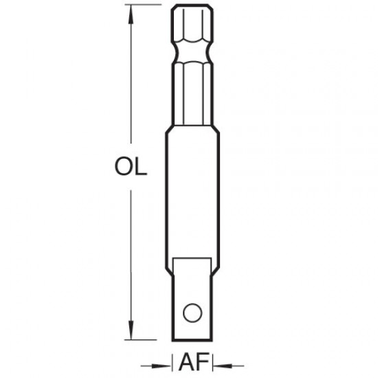 SNAP/SDA/1 Trend Snappy square drive 1/4X50mm
