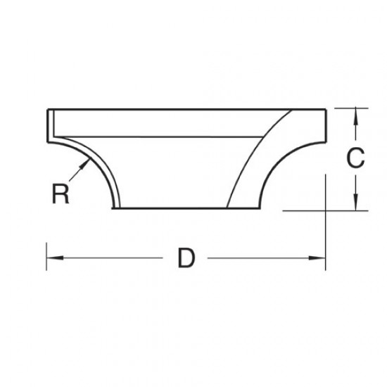 SP-PSC/106A Profile block for PSC/106 concave