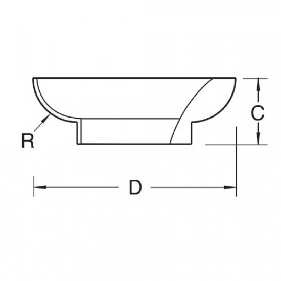 SP-PSC/106B Profile block for PSC/106 convex