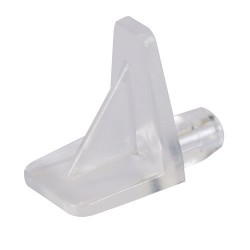 SS/P5/12 Shelf support plastic 5mm 12 off