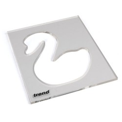 TEMP/IN/SWA Template inlay swan
