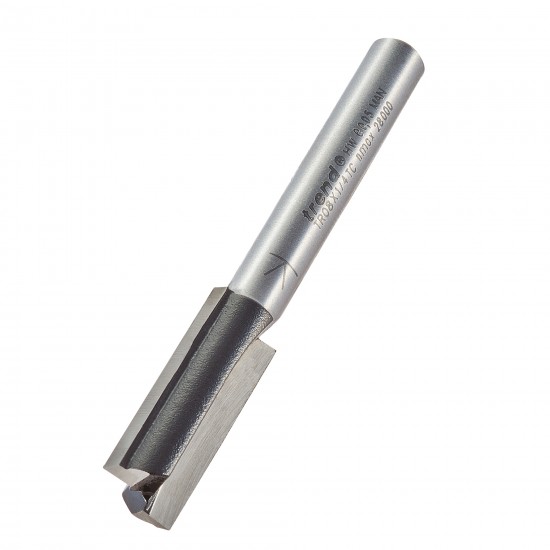 TR08X1/4TC Two flute cutter 9.5mm diameter