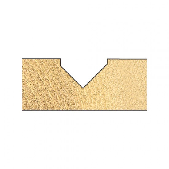 TR22X1/4TC Chamfer V groove cutter angle=45 degrees