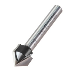 TR22X1/4TC Chamfer V groove cutter angle=45 degrees