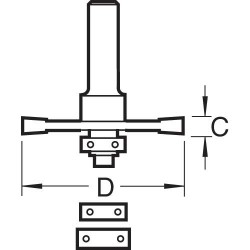 TR35X1/2TC Biscuit jointer