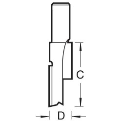 TR36X1/2TC Staggered mortise cut 16diameter
