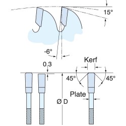 AP/160X48X20 Saw blade alloy or plastic 160mm x 48 teeth x 20mm