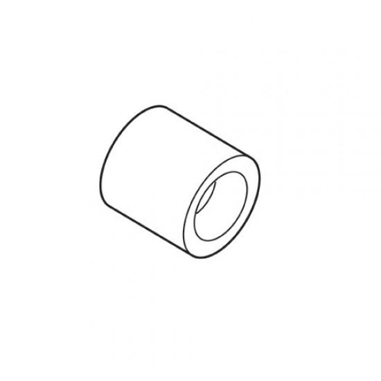 WP-CDJ600/06 Edge guide 10mm diameter x 10mm Silver