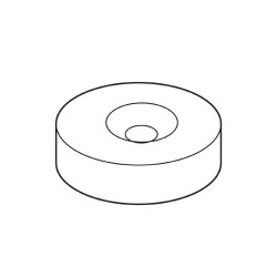 WP-CDJ300/27 Edge guide 28.7mm diameter x 4mm Green