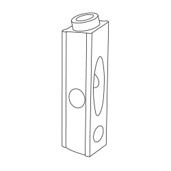 WP-PHJM/03 Pocket hole mini guide column (pair)