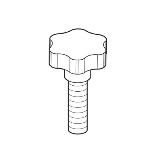 WP-PRT/79 Mitre fence knob M6 x 25mm male