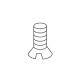 WP-SCW/01 2BA x 1/4 countersunk slot machine screw