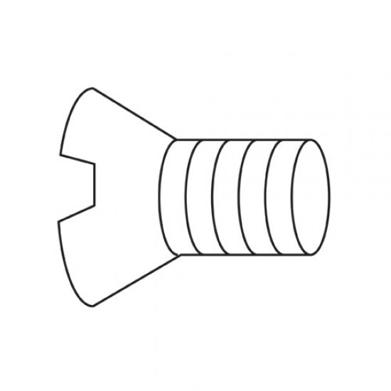 WP-SCW/66 M4 x 6mm countersunk Pozi machine screw