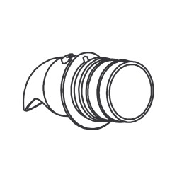 WP-T35/040 Container deflector bayonet T35