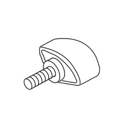 WP-T5/011 Thumb knob M6 x 12 T5